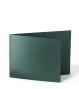 Doppelkarte - Faltkarte 250g/m² DIN B6 quer in metallic-grün