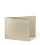 Doppelkarte - Faltkarte 250g/m² DIN B6 quer in metallic-sand