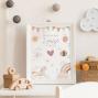 Preview: Geburtsposter "Boho" | Geburtstafel | Geburtsdaten | Geburtsbild | Geburt Geschenk