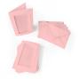Preview: Passepartoutkarte mit rechteckigem Ausschnitt und Briefumschlag, DIN C6 in babypink