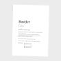 Preview: Definitionsposter "Bastler 1" | Geschenkidee | Personalisiert  | individuelles Bild | Wörterbuch