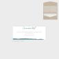 Preview: Einlegekarte "Watercolor-Brush | Petrol" 19,5x8