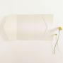 Preview: Pocketfold-Karte B6 seitlich Basic-Karton "Perlmutt Crema" Basic Line
