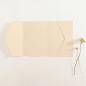 Preview: Pocketfold-Karte B6 seitlich Premium-Karton "Creme" Basic Line