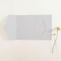 Preview: Pocketfold-Karte B6 seitlich Premium-Karton "Lichtgrau" Basic Line