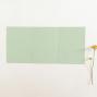 Preview: Pocketfold-Karte B6 Tripple Premium-Karton "Pastell Grün" Basic Line