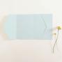Preview: Pocketfold-Karte B6 seitlich Struktur-Karton "Struktur Pfefferminz" Basic Line