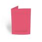 Passepartoutkarte rechteck 3-Fach DIN B6 in fuchsia
