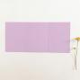 Preview: Pocketfold-Karte B6 Tripple Premium-Karton "Lavendel" Basic Line