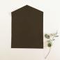Preview: Pocketfold-Karte DIN Lang Struktur-Karton "Struktur Espresso" Basic Line