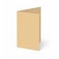 Trippelkarte - Leporello 240g/m² DIN B6 3-Fach in cappuccino