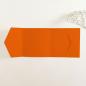 Pocketfold-Karte Quer-Format quadratisch (15x15) Premium-Karton "Orange" Basic Line