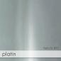 Preview: Faltkarte mit Briefumschlag DIN A5 in metallic platin