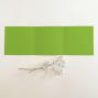 Trippel-Pocketfold-Karte quadratisch (15x15) Premium-Karton "Grasgrün" Basic Line