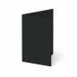 Trippelkarte - Leporello 240g/m² DIN B6 3-Fach in schwarz