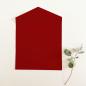 Preview: Pocketfold-Karte DIN Lang Premium-Karton "Weihnachtsrot" Basic Line