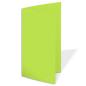 Faltkarte DIN Lang 210g/m² in struktur limette