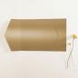 Preview: Pocketfold-Karte B6 seitlich Premium-Karton "Metallic Coffee" Basic Line