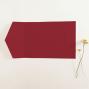 Preview: Pocketfold-Karte B6 seitlich Premium-Karton "Weinrot" Basic Line