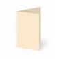 Trippelkarte - Leporello 240g/m² DIN B6 3-Fach in creme