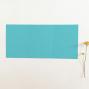 Preview: Pocketfold-Karte B6 Tripple Premium-Karton "Ozeanblau" Basic Line