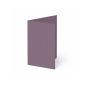 Trippelkarte - Leporello 220g/m² DIN A6 3-Fach in kraft purple