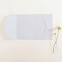 Preview: Pocketfold-Karte B6 seitlich Struktur-Karton "Struktur Silbergrau" Basic Line