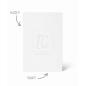 Preview: Karte - Einlegekarte DIN B6 250g/m² in himbeere