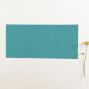 Preview: Pocketfold-Karte B6 Tripple Struktur-Karton "Struktur Lagunenblau" Basic Line