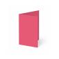 Trippelkarte - Leporello 240g/m² DIN A6 3-Fach in fuchsia