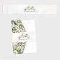 Preview: Banderole "Antique White" zu DIN B6 Pocketfolder