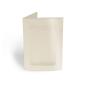Passepartoutkarte rechteck 3-Fach DIN B6 in metallic-champagner