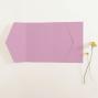 Preview: Pocketfold-Karte B6 seitlich Struktur-Karton "Struktur Flieder" Basic Line