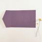Preview: Pocketfold-Karte B6 seitlich Recycling "Kraft Purple" Basic Line