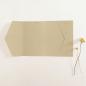 Preview: Pocketfold-Karte B6 seitlich Recycling "Graskarton" Basic Line
