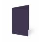Trippelkarte - Leporello 225g/m² DIN B6 3-Fach in aubergine