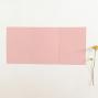 Preview: Pocketfold-Karte B6 Tripple Premium-Karton "Babypink" Basic Line