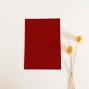 Preview: Simple-Pocket-Karte B6 Premium-Karton "Weihnachtsrot"