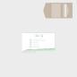Preview: Einlegekarte "Watercolor-Brush | Pistazie" 15x8