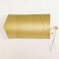 Preview: Pocketfold-Karte B6 seitlich Premium-Karton "Metallic Gold" Basic Line