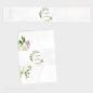 Preview: Banderole "Antique White" zu DIN B6 Pocketfolder