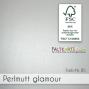 Preview: Tischkarte - Platzkarte 9 x 5 cm 250g/m² in perlmutt glamour