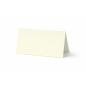 Tischkarte - Platzkarte 9 x 5 cm 240g/m² in hellcreme