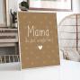 Preview: Spruchposter "Kraft Herzen" | Geschenkidee | Personalisiert  | Muttertag | Wanddeko