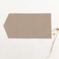 Preview: Pocketfold-Karte B6 Struktur-Karton "Struktur Taupegrau" Exklusiv Line