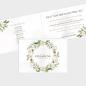Preview: Einladung "Antique White" DIN B6 Klappkarte