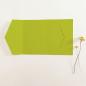 Preview: Pocketfold-Karte B6 seitlich Struktur-Karton "Struktur Limette" Basic Line