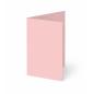 Trippelkarte - Leporello 240g/m² DIN B6 3-Fach in babypink