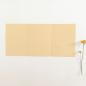 Preview: Pocketfold-Karte B6 Tripple Struktur-Karton "Struktur Sand" Basic Line