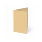 Preview: Trippelkarte - Leporello 240g/m² DIN A6 3-Fach in cappuccino
